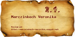 Marczinkech Veronika névjegykártya